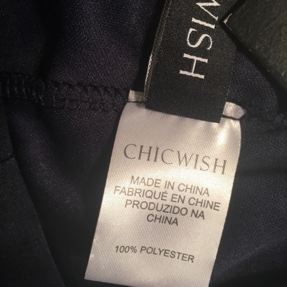 CHICWISH 3D POLKA DOT TRIPLE-LAYERED MESH MIDI SKIRT in NAVY BLUE, Size S-M - Picture 3 of 8